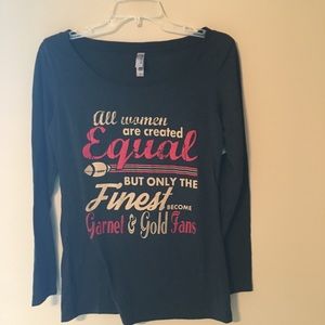 Long Sleeve Football Tee Medium Florida State FSU